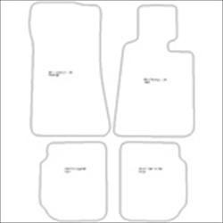 BMW 7 Series E32 Car Mats